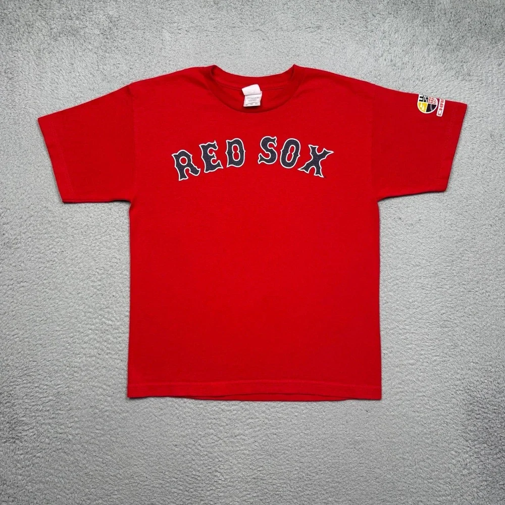 Kids Vintage Y2K Boston Red Sox Manny Ramirez MLB‎ T-shirt